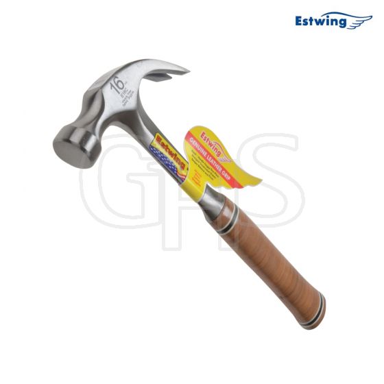 Estwing E16C Curved Claw Hammer - Leather Grip 450g (16oz) - E16C