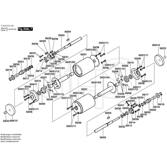 Allett Westminster 20H Rear Roller