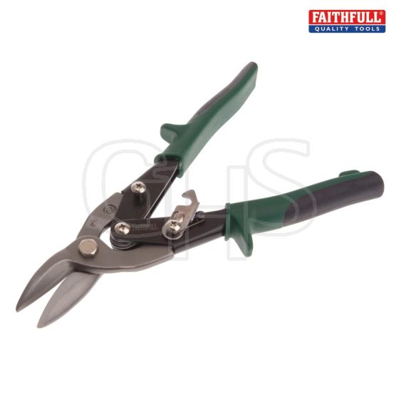 Faithfull Green Compound Aviation Snips Right Cut 250mm - ATS-R