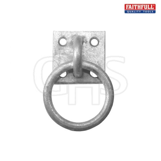 Faithfull Ring On Plate - Galvanised - 51352GE