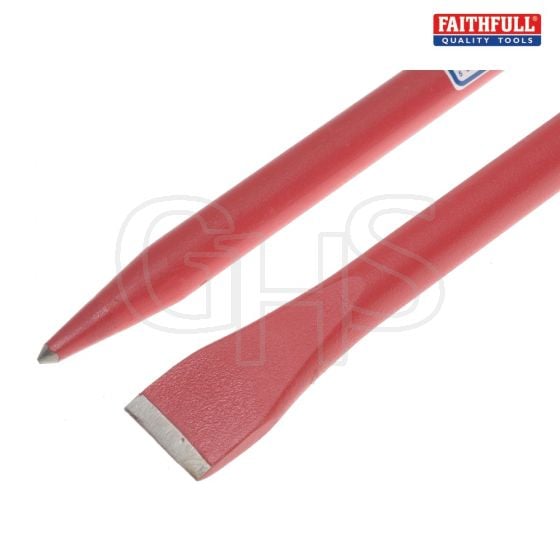 Faithfull Chisel & Point Crowbar 1.8m x 32mm - 365/72/114