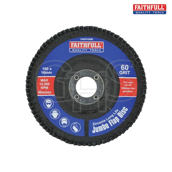 Flap Disc 100mm Medium