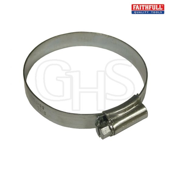 Faithfull 3 Hose Clip - Zinc MSZP 55 - 70mm - LGA 12MM