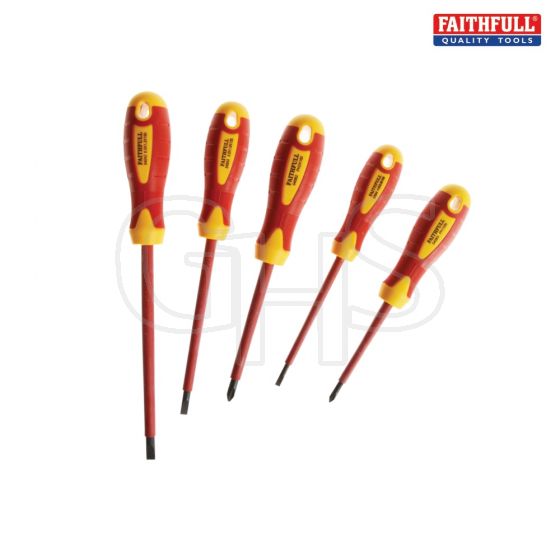 VDE Screwdriver Soft-Grip Set of 5