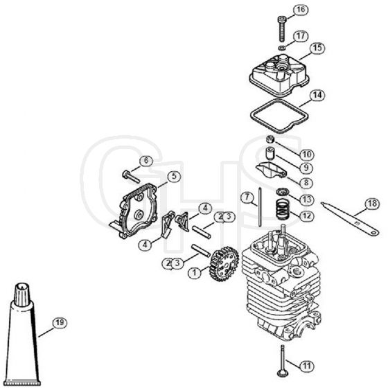 Genuine Stihl FC110 / B - Valve timing gear