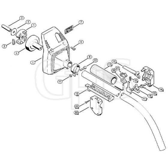 Genuine Stihl FC44 / G - Clutch, Control handle