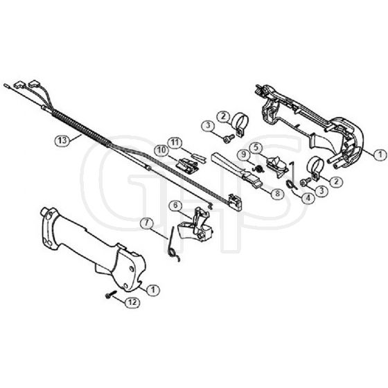 Genuine Stihl FC75 / N - Handle