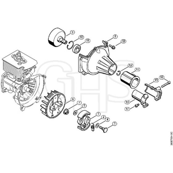 Genuine Stihl FC83 / E - Clutch