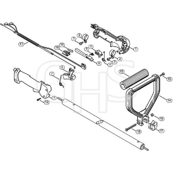 Genuine Stihl FC85 / L - Handle