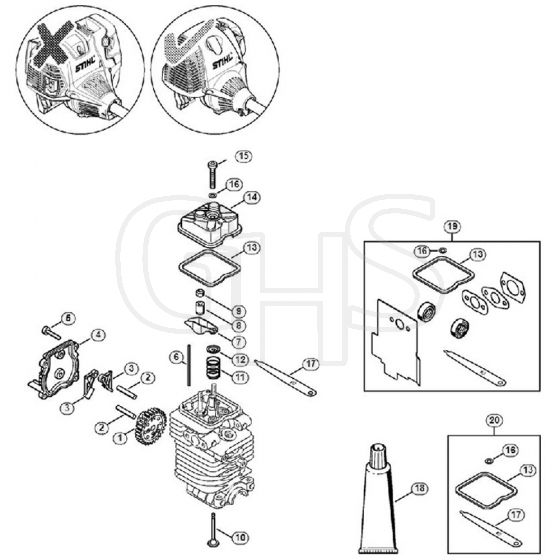 Genuine Stihl FC90 Z / B - Valve timing gear