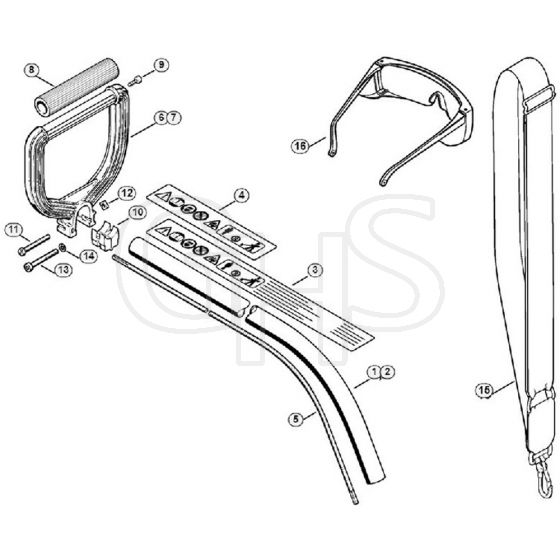 Genuine Stihl FE55 / C - Drive Tube Assembly