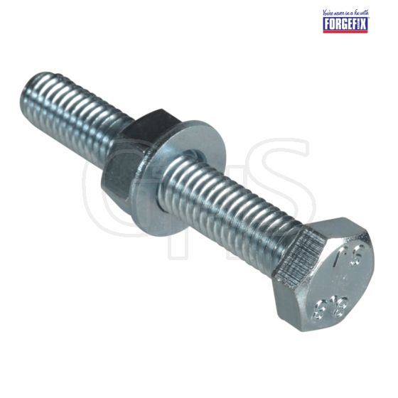 Forgefix High Tensile Set Screw ZP M8 x 50mm Forge Pack 4 - FPHBN850