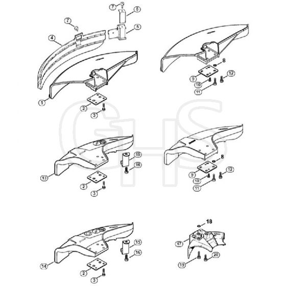 Genuine Stihl FR106 / M - Deflector