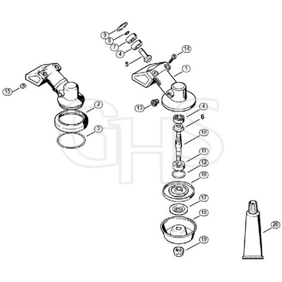 Genuine Stihl FR108 / M - Gear head