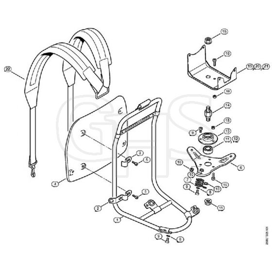 Genuine Stihl FR135 SEA / P - Support frame