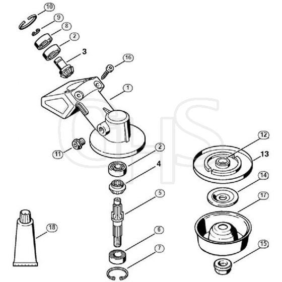 Genuine Stihl FR350 / V - Gear head