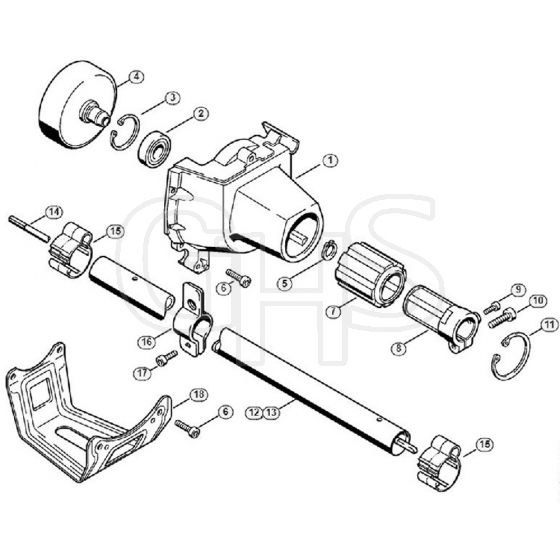 Genuine Stihl FS108 / H - Fan housing