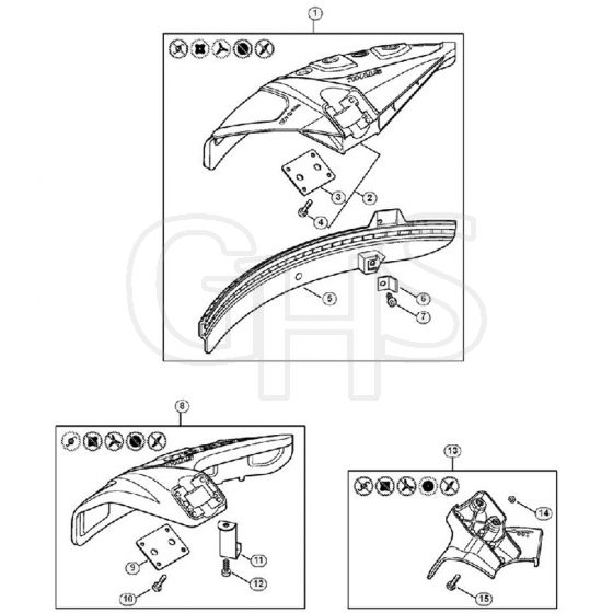 Genuine Stihl FS111 / M - Cutting Tools, Deflector