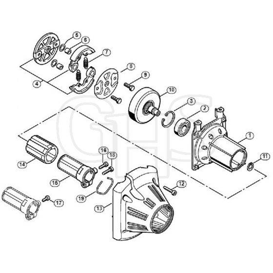 Genuine Stihl FS120 R / T - Clutch Housing