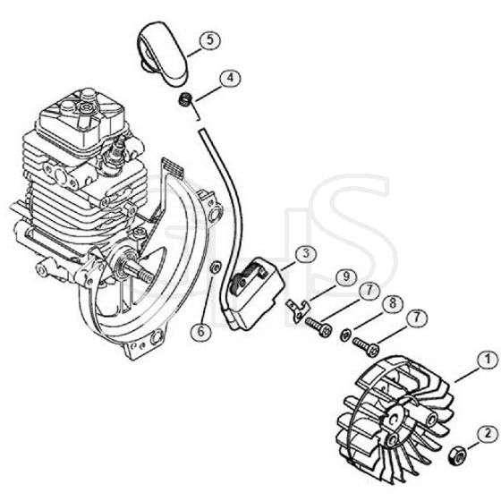 Genuine Stihl FS130 R / E - Ignition System