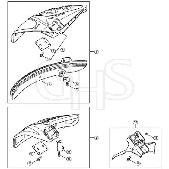 Genuine Stihl FS131 R / M - Deflector