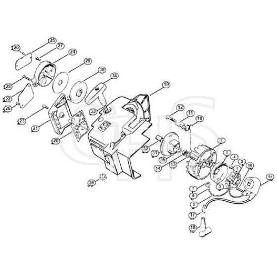Genuine Stihl FS150 / D - Ignition system