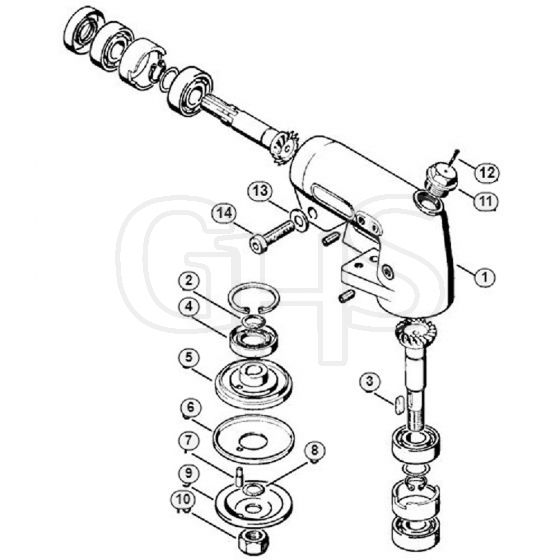 Genuine Stihl FS150 / F - Gear head