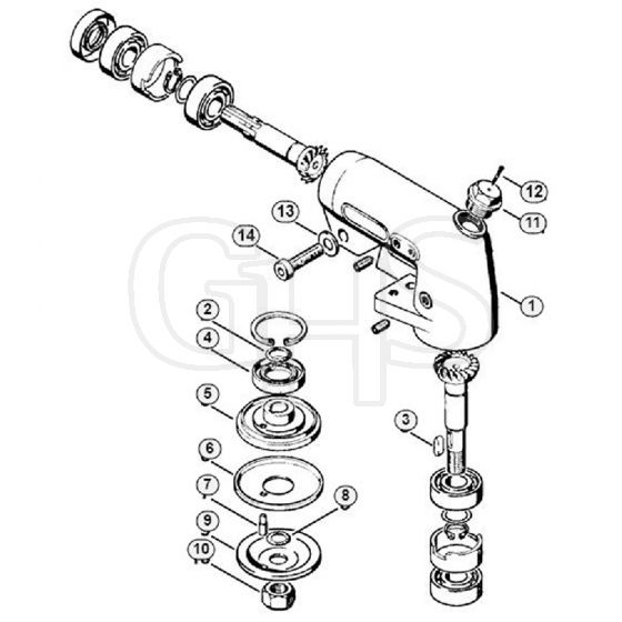 Genuine Stihl FS151 / F - Gear head