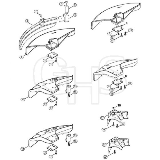 Genuine Stihl FS180 / Q - Deflector