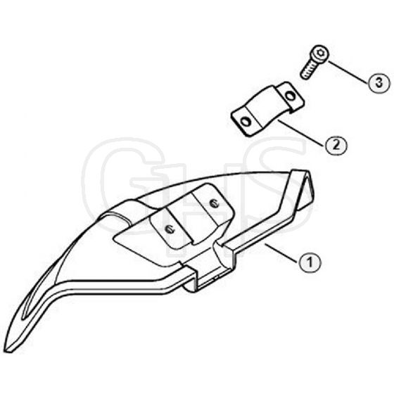 Genuine Stihl FS24 C-E / J - Deflector