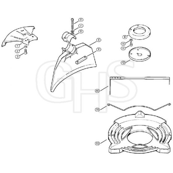 Genuine Stihl FS353 / D - Deflector
