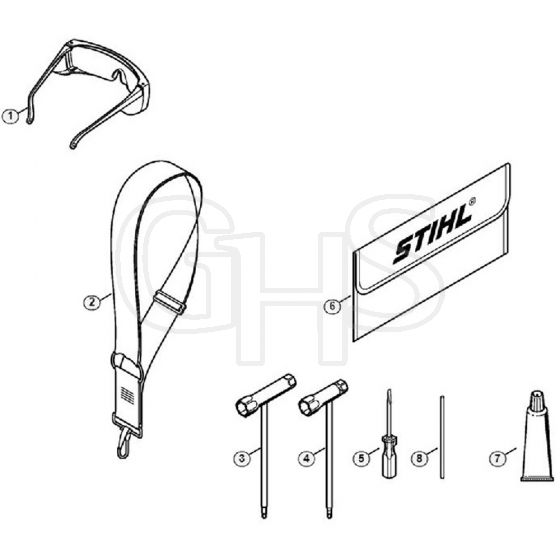 Genuine Stihl FS38 2-MIX / AD - Tools, Extras