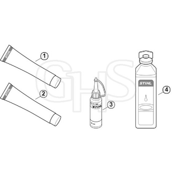 Genuine Stihl FS38 / AG - Miscellaneous Lubricants and Greases