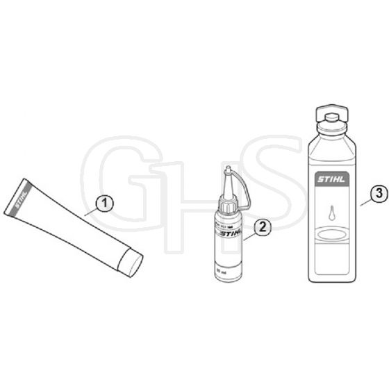 Genuine Stihl FS3900 / J - Miscellaneous lubricants and greases