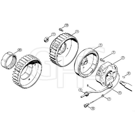 Genuine Stihl FS410 / B - Ignition system