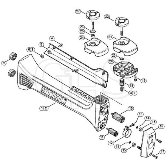 Genuine Stihl FS410 C-EM / L - AV system