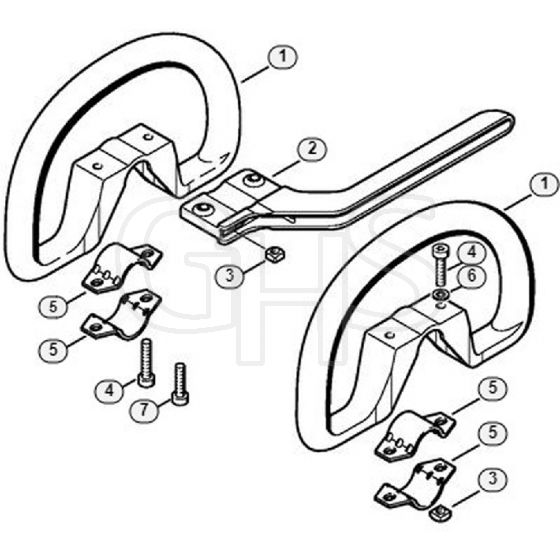 Genuine Stihl FS44 / K - Loop Handle