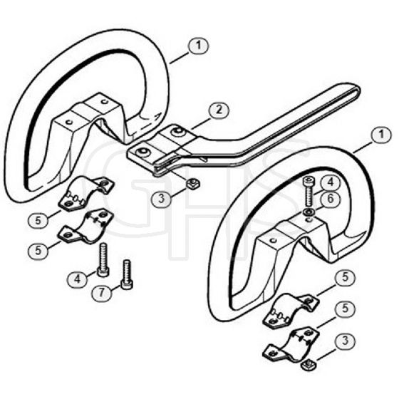 Genuine Stihl FS44 R / K - Loop Handle