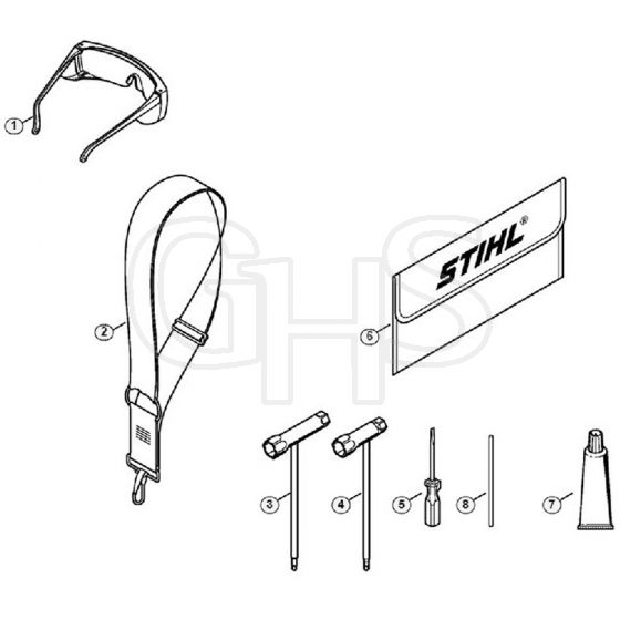 Genuine Stihl FS45 / AD - Tools, Extras