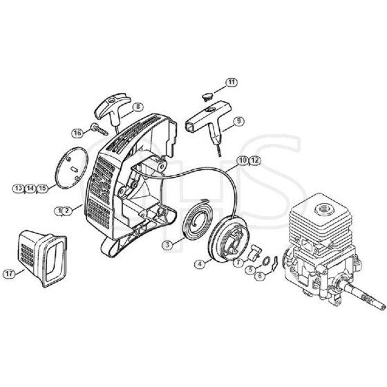 Genuine Stihl FS45 / C - Rewind starter