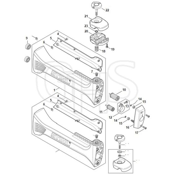 Stihl FS460 - Av System - Parts Diagram