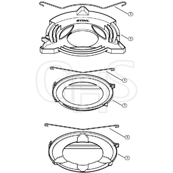 Genuine Stihl FS460 C-EM / Q - Transport guard