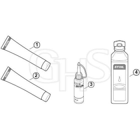 Genuine Stihl FS460 C-EM / V - Miscellaneous lubricants and greases