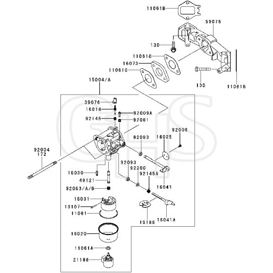 Countax Fs481V - 08 Carburetor