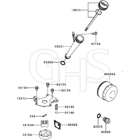 Countax Fs481V Es04 Fs481V Fs04 - 04 Lubrication Equipment