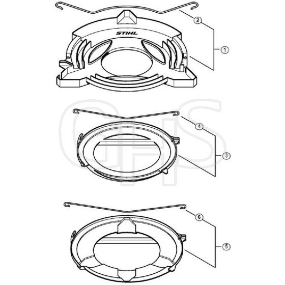 Genuine Stihl FS490 C-EM / Y - Transport guard