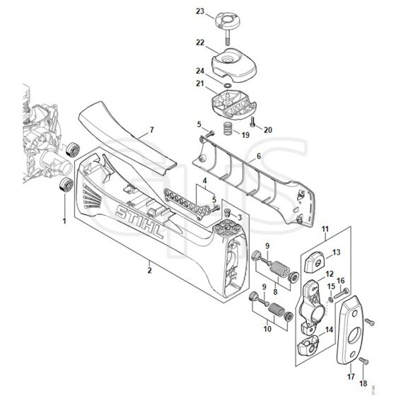 Stihl FS561.0 C-EM - Av System - Parts Diagram