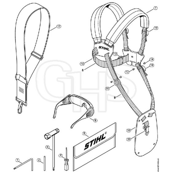 Genuine Stihl FS56 R / P - Tools, Extras