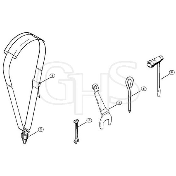 Genuine Stihl FS61 / H - Tools, Extras