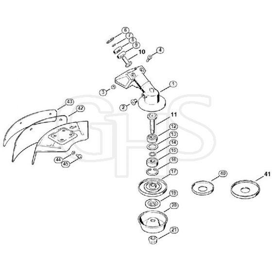 Genuine Stihl FS62 R / L - Gear head FS 66